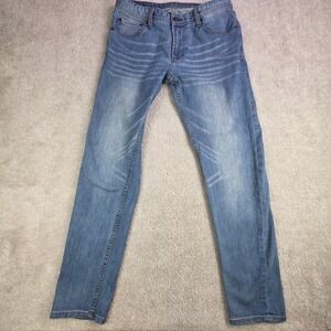 The Normal Brand Mens Jeans Size 30x30 Normal Slim Light Wash Denim